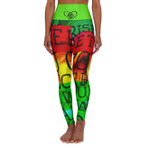 High Waisted HIP HOP ART Yoga Leggings (AOP)